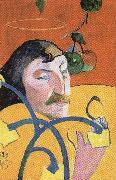 Paul Gauguin Self-Portrait with Halo France oil painting artist